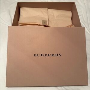 Burberry Tan Gift Box with Logo